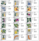 Floral borders: Embroidery Design Pack - FineryEmbroidery